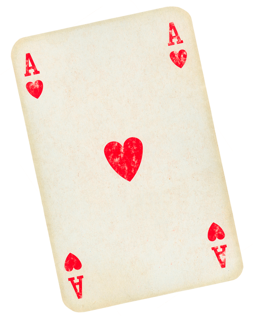 playing your cards right with ace of hearts