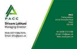 PACC Business Card Back