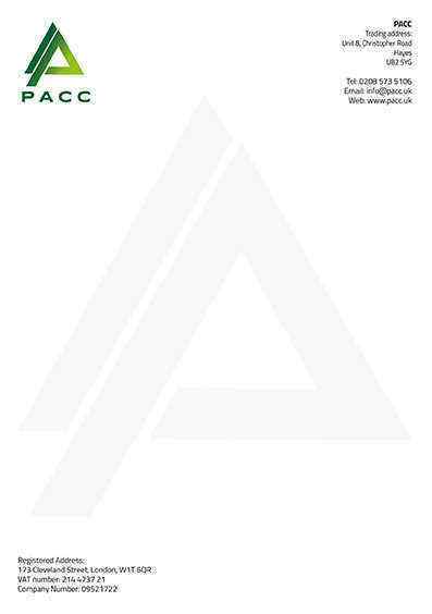 PACC Letter Head Example