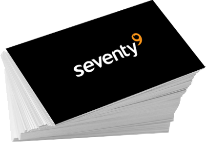 Seventy9 business cards